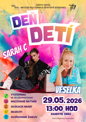 Plagát Deň detí Snina